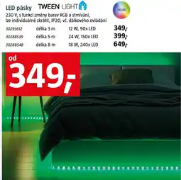 Bauhaus LED pásky nabídka