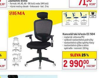 Makro Kancelářské křeslo nabídka