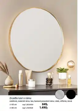 Bauhaus Zrcadlo Levi v rámu nabídka