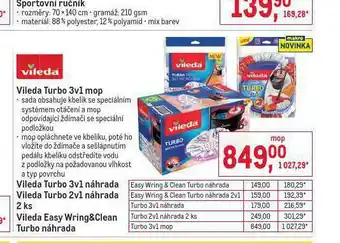 Makro Vileda turbo 3v1 mop nabídka