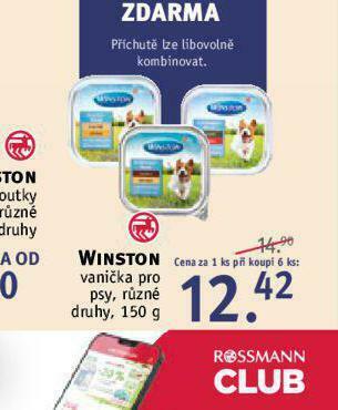 Rossmann Winston vanička pro psy nabídka