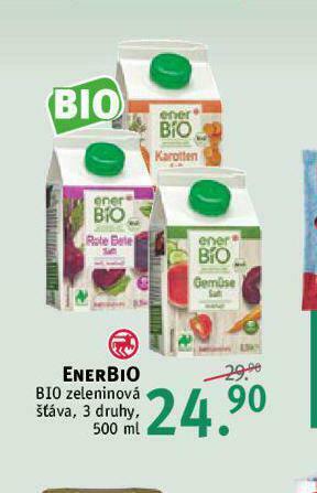 Rossmann Enerbio bio zeleninová šťáva nabídka