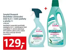 Bauhaus Sanytol Duopack Dezinfekce univerzální čistič + čistič podlahy a plochy nabídka