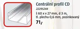 Bauhaus Centrální profil CD nabídka