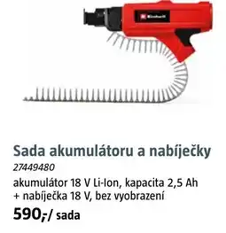 Bauhaus Einhell Sada akumulátoru a nabíječky nabídka