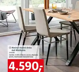 Bauhaus Masivní stolová deska dub Waldkante nabídka