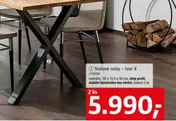 Bauhaus Stolové nohy - tvar X nabídka