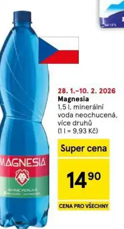 Tesco Magnesia nabídka