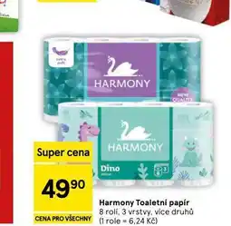 Tesco Harmony toaletní papír nabídka