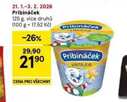 Tesco Pribináček nabídka