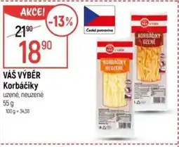 Globus VÁŠ VÝBĚR Korbáčiky nabídka