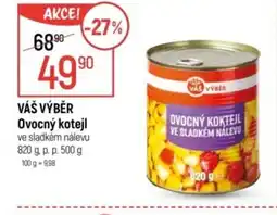 Globus VÁŠ VÝBĚR Ovocný kotejl nabídka