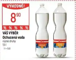 Globus VÁŠ VÝBĚR Ochucená voda nabídka