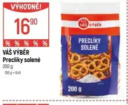 Globus VÁS VÝBĚR Preclíky solené nabídka