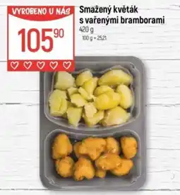 Globus Smažený květák s vařenými bramborami nabídka