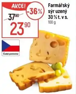 Globus Farmářský sýr uzený 30% t.v.s nabídka