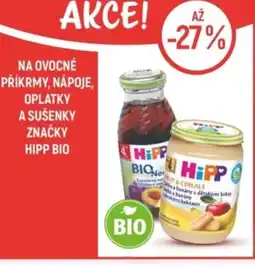 Globus Na ovocné příkrmy, nápoje, oplatky a sušenky značky Hipp Bio nabídka