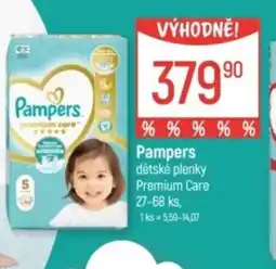 Globus Pampers dětské plenky Premium Care nabídka