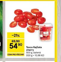 Tesco Rajčata cherry nabídka