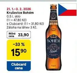 Tesco Krušovice bohém nabídka