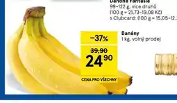 Tesco Banány nabídka