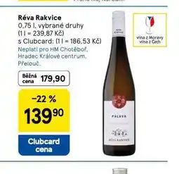 Tesco Réva rakvice nabídka