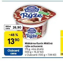 Tesco Kunínmléčná rýže ochucená nabídka