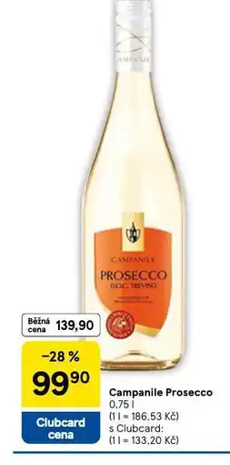 Tesco Campanile prosecco nabídka