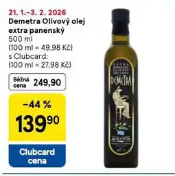 Tesco Demetra olivový olej extra panenský nabídka