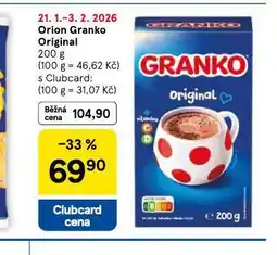 Tesco Orion granko originál nabídka