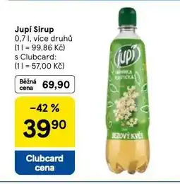 Tesco Jupí sirup nabídka
