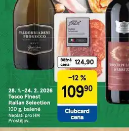 Tesco Tesco finest italian selection nabídka