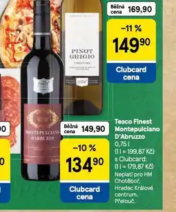 Tesco Tesco finest montepulciano d´abruzzo nabídka