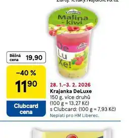 Tesco Krajanka deluxe nabídka