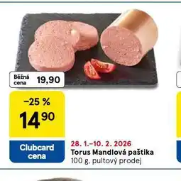 Tesco Mandlová paštika nabídka