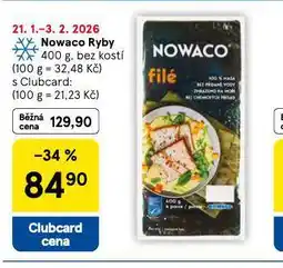 Tesco Nowaco ryby nabídka