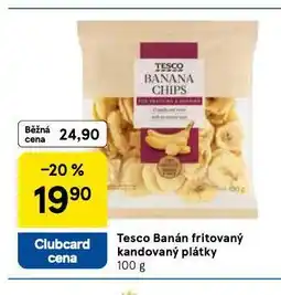 Tesco Banán fritovaný kandovaná´ý plátky nabídka