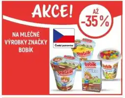 Globus Na mléčné výrobky značky Bobík nabídka