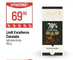 Globus Lindt Excellence Čokoláda nabídka