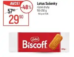 Globus Lotus Sušenky nabídka