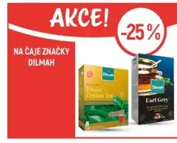 Globus Na čaje značky Dilmah nabídka