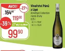 Globus Vinařství Pánů z Lipé nabídka