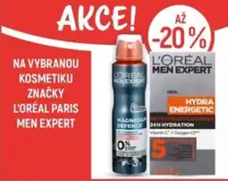 Globus Na vybranou kosmetiku značky L'oréal Paris Men expert nabídka