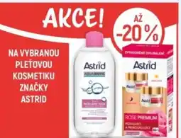 Globus Na vybranou pleťovou kosmetiku značky Astrid nabídka