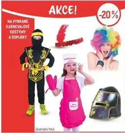 Globus Na vybrané karnevalové kostýmy a doplňky nabídka
