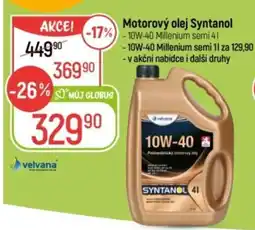Globus Motorový olej Syntanol nabídka