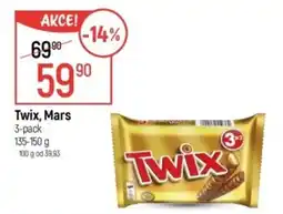 Globus Twix, Mars nabídka