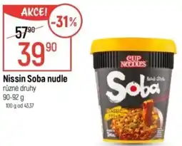 Globus Nissin Soba nudle nabídka