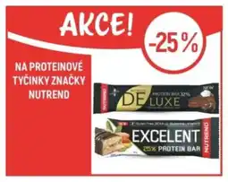 Globus Na proteinové tyčinky značky Nutrend nabídka