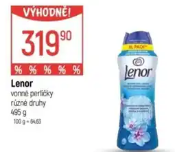 Globus Lenor vonné perličky nabídka